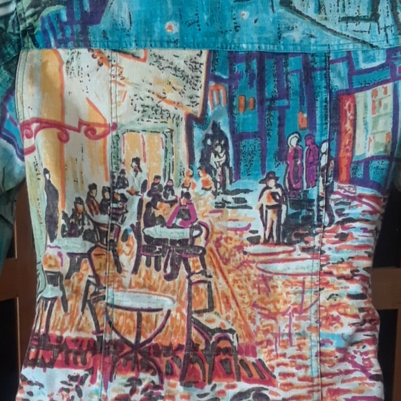 Art Mural VINTAGE Denim Jacket - Picture 10 of 16